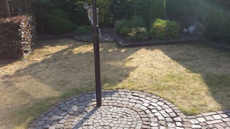 Kunstgras in achtertuin Wagenberg